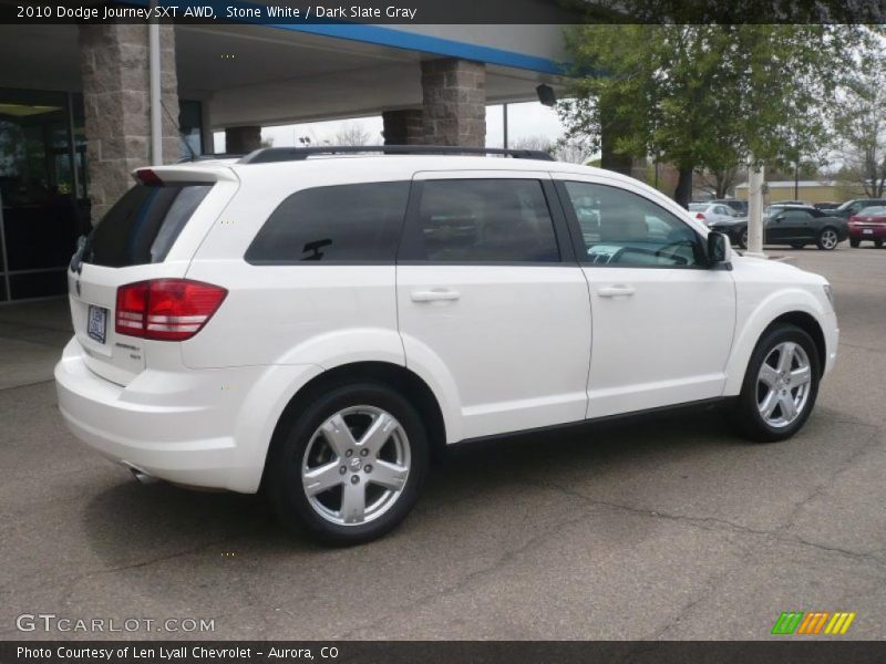 Stone White / Dark Slate Gray 2010 Dodge Journey SXT AWD