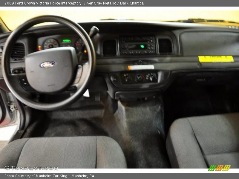 Silver Gray Metallic / Dark Charcoal 2009 Ford Crown Victoria Police Interceptor