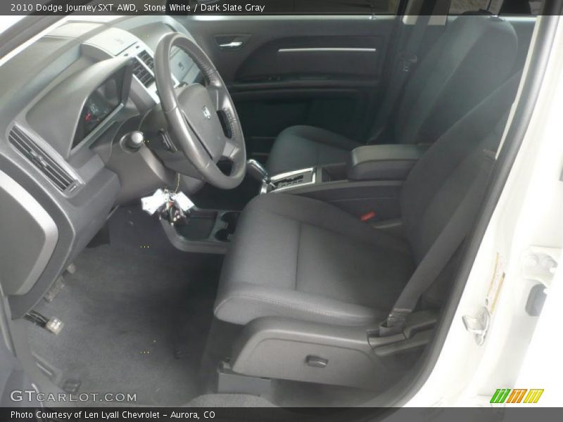Stone White / Dark Slate Gray 2010 Dodge Journey SXT AWD