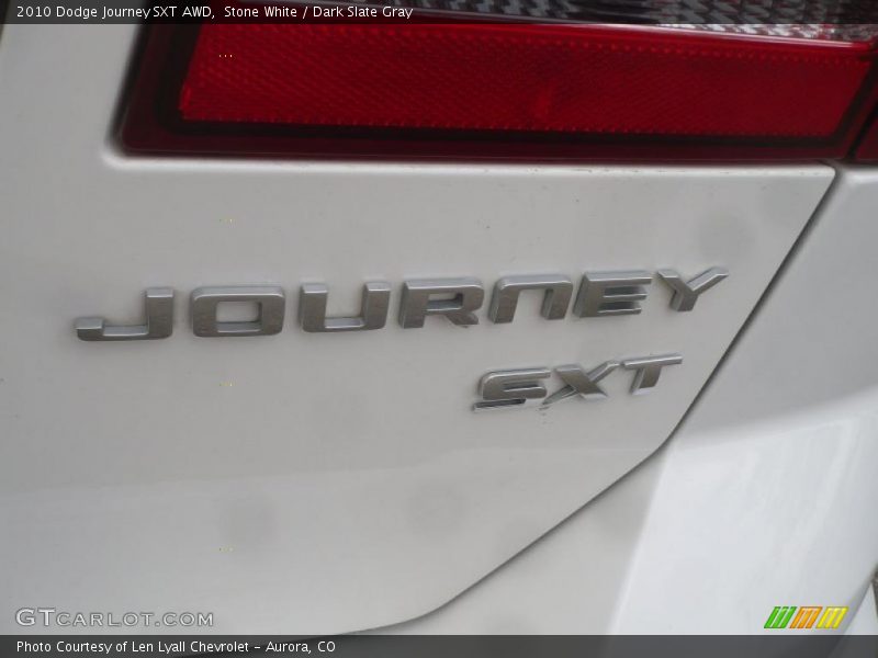 Stone White / Dark Slate Gray 2010 Dodge Journey SXT AWD