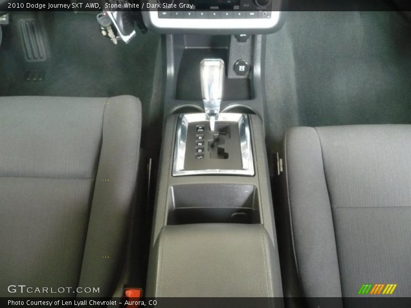 Stone White / Dark Slate Gray 2010 Dodge Journey SXT AWD