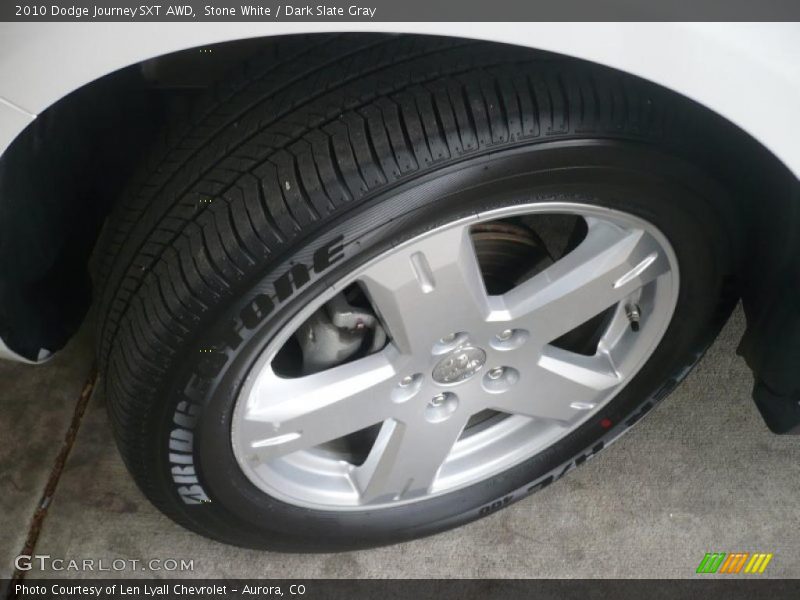 Stone White / Dark Slate Gray 2010 Dodge Journey SXT AWD