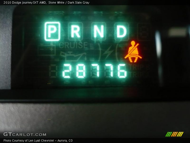 Stone White / Dark Slate Gray 2010 Dodge Journey SXT AWD