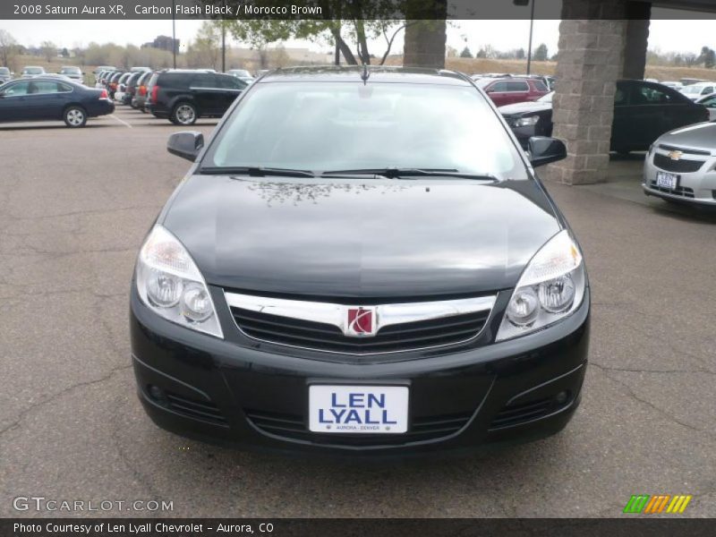 Carbon Flash Black / Morocco Brown 2008 Saturn Aura XR