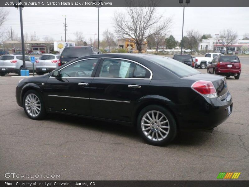 Carbon Flash Black / Morocco Brown 2008 Saturn Aura XR