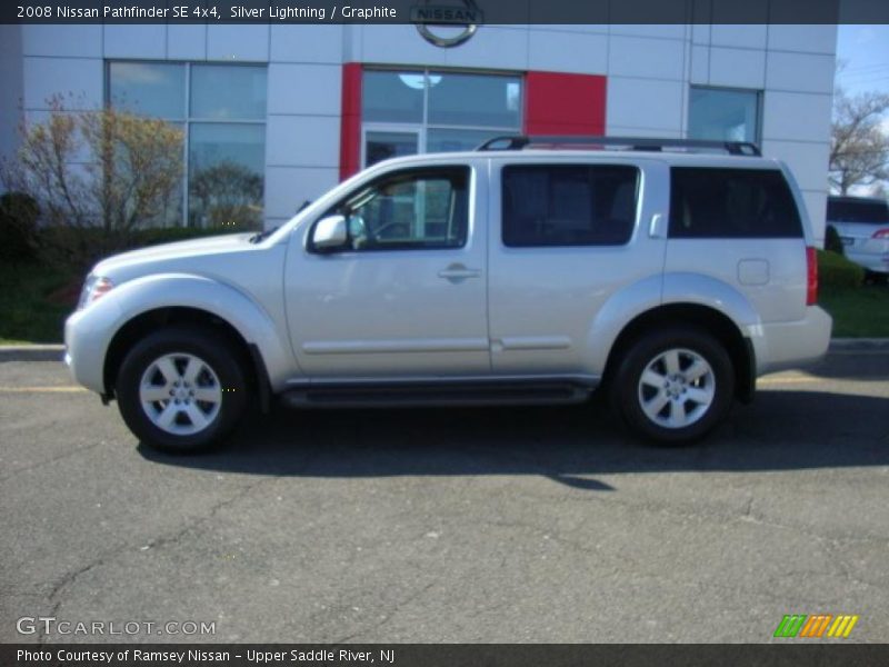 Silver Lightning / Graphite 2008 Nissan Pathfinder SE 4x4