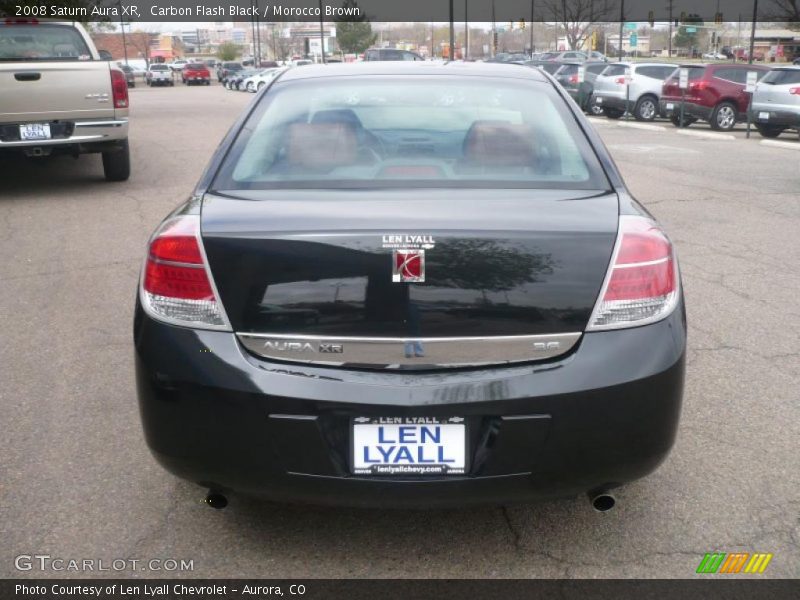 Carbon Flash Black / Morocco Brown 2008 Saturn Aura XR