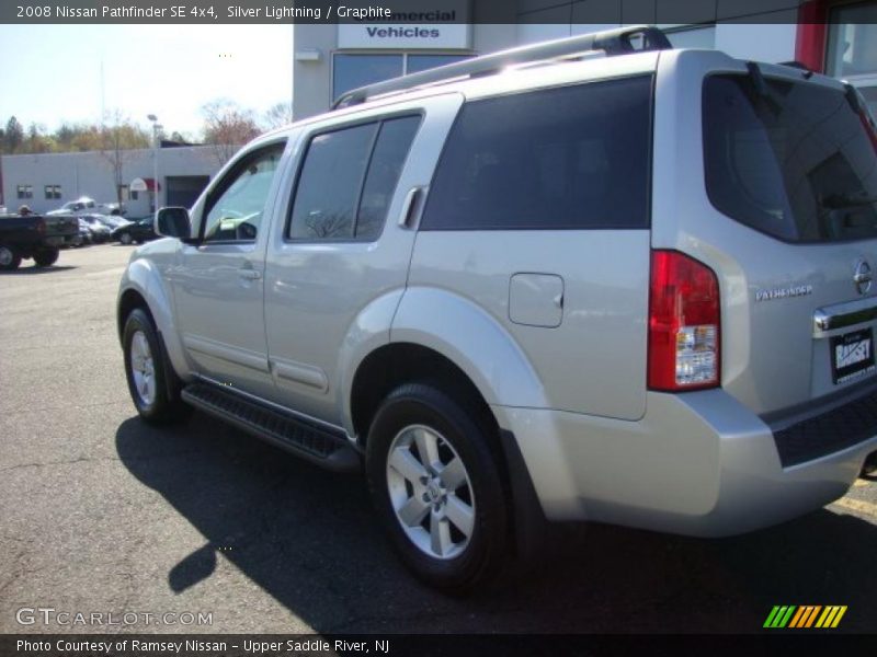 Silver Lightning / Graphite 2008 Nissan Pathfinder SE 4x4