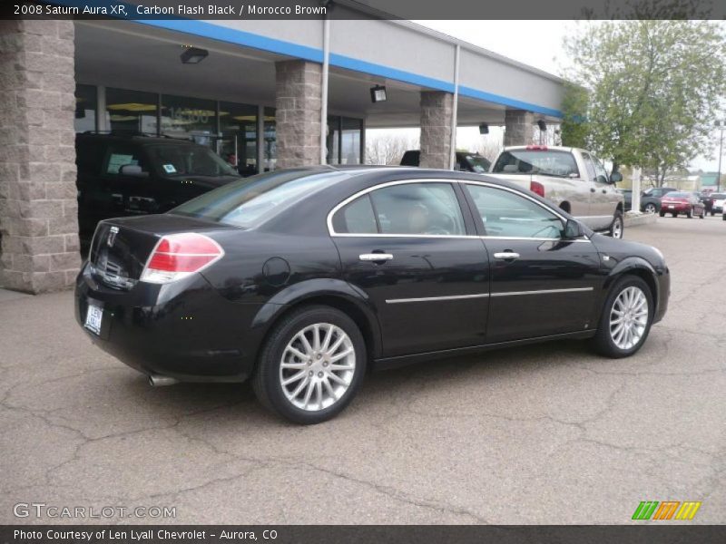Carbon Flash Black / Morocco Brown 2008 Saturn Aura XR