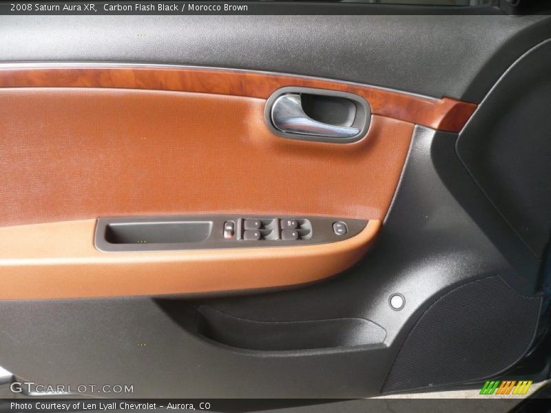 Carbon Flash Black / Morocco Brown 2008 Saturn Aura XR