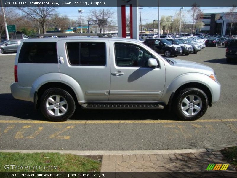 Silver Lightning / Graphite 2008 Nissan Pathfinder SE 4x4