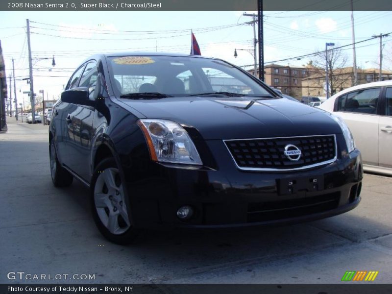 Super Black / Charcoal/Steel 2008 Nissan Sentra 2.0