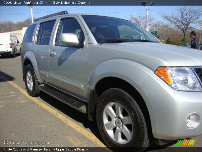 Silver Lightning / Graphite 2008 Nissan Pathfinder SE 4x4