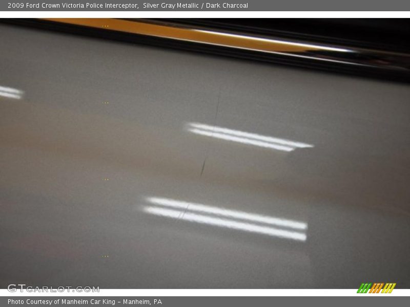 Silver Gray Metallic / Dark Charcoal 2009 Ford Crown Victoria Police Interceptor
