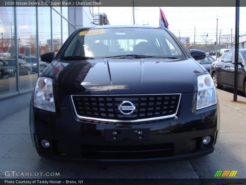 Super Black / Charcoal/Steel 2008 Nissan Sentra 2.0