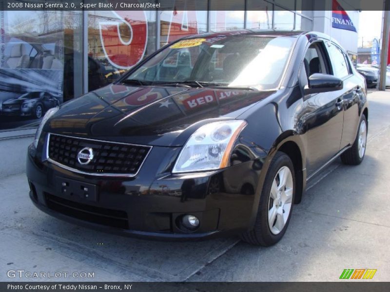 Super Black / Charcoal/Steel 2008 Nissan Sentra 2.0