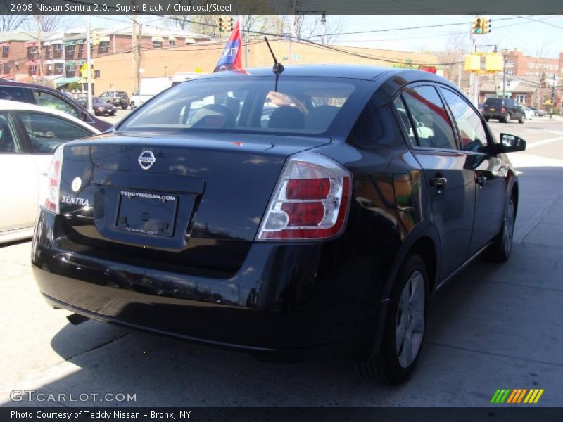 Super Black / Charcoal/Steel 2008 Nissan Sentra 2.0