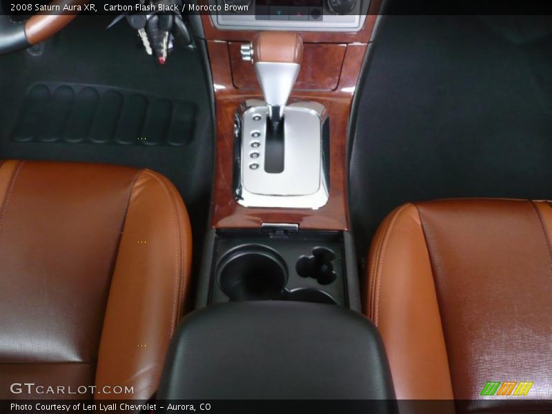 Carbon Flash Black / Morocco Brown 2008 Saturn Aura XR