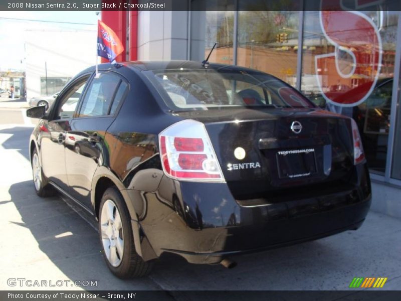 Super Black / Charcoal/Steel 2008 Nissan Sentra 2.0
