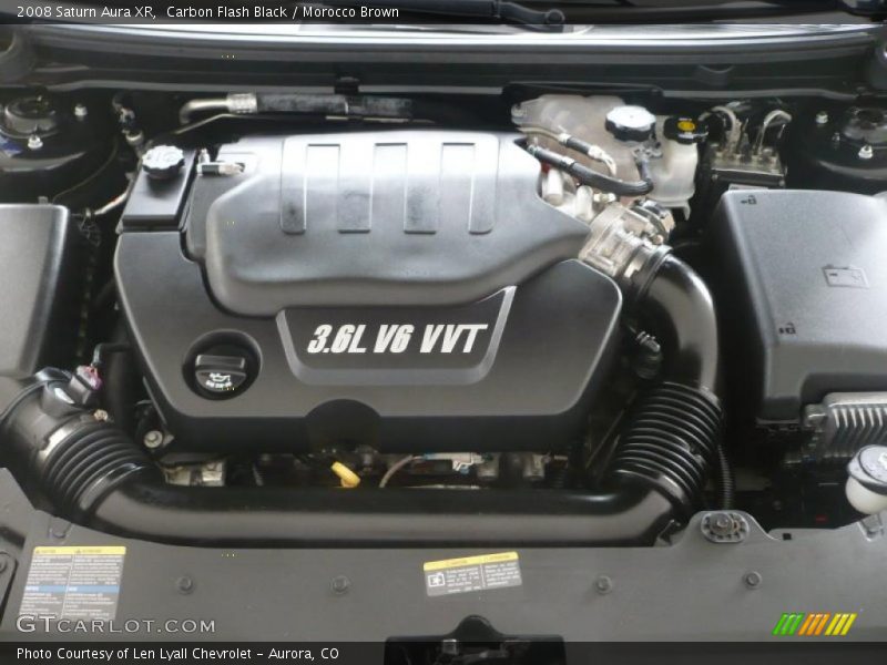 Carbon Flash Black / Morocco Brown 2008 Saturn Aura XR