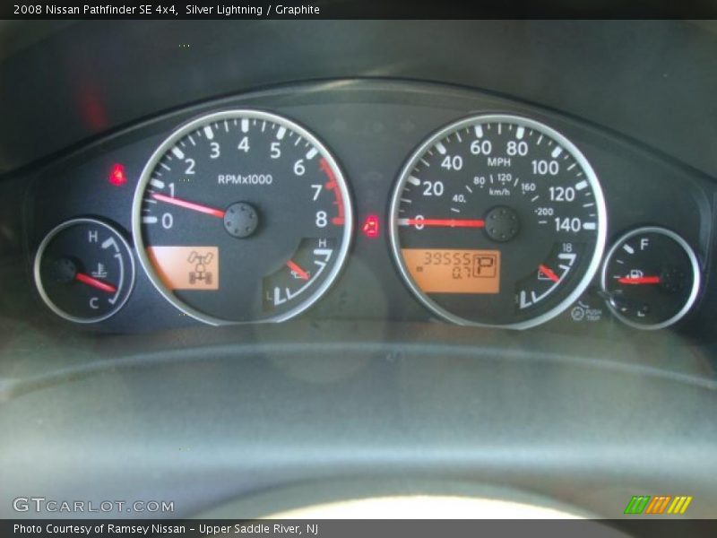 Silver Lightning / Graphite 2008 Nissan Pathfinder SE 4x4