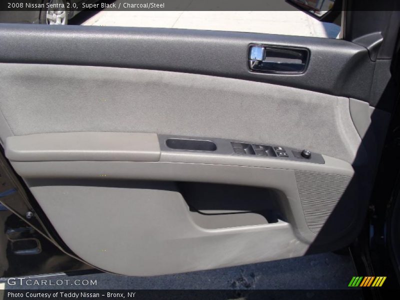 Super Black / Charcoal/Steel 2008 Nissan Sentra 2.0
