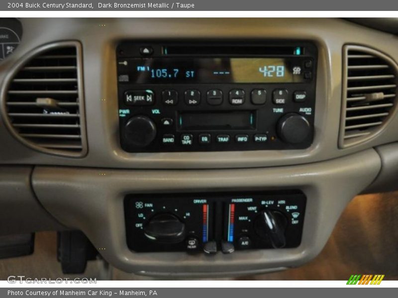 Dark Bronzemist Metallic / Taupe 2004 Buick Century Standard