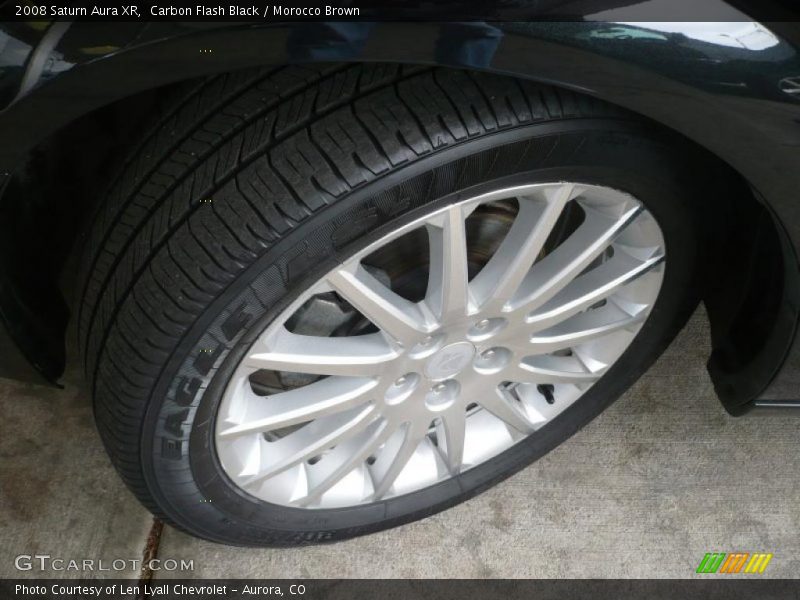 Carbon Flash Black / Morocco Brown 2008 Saturn Aura XR