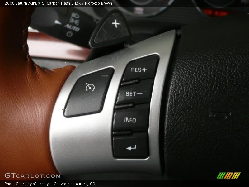 Carbon Flash Black / Morocco Brown 2008 Saturn Aura XR