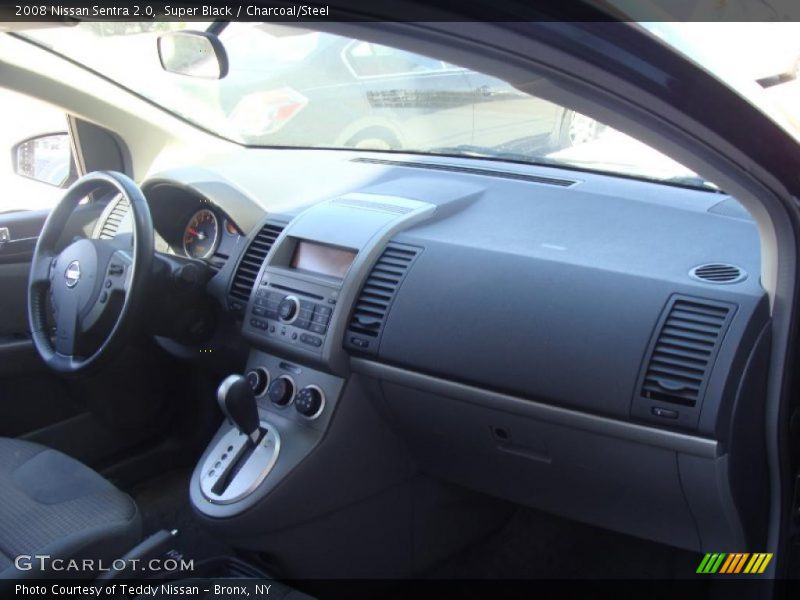 Super Black / Charcoal/Steel 2008 Nissan Sentra 2.0
