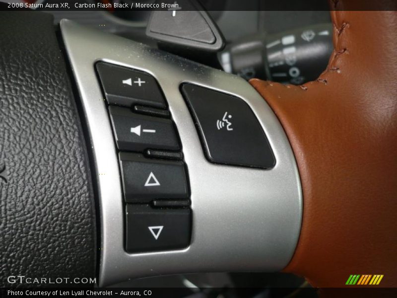 Carbon Flash Black / Morocco Brown 2008 Saturn Aura XR