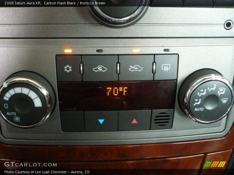 Carbon Flash Black / Morocco Brown 2008 Saturn Aura XR