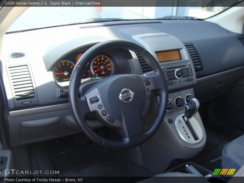 Super Black / Charcoal/Steel 2008 Nissan Sentra 2.0