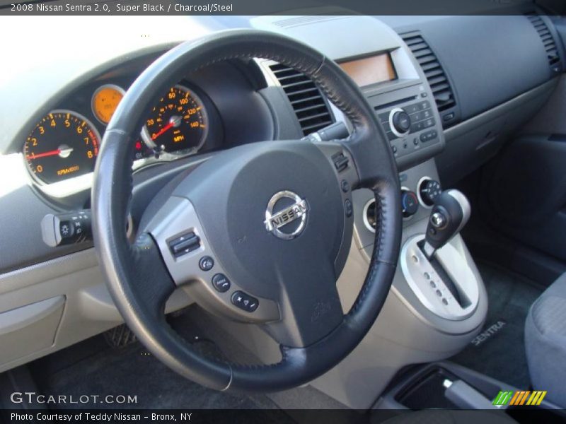 Super Black / Charcoal/Steel 2008 Nissan Sentra 2.0