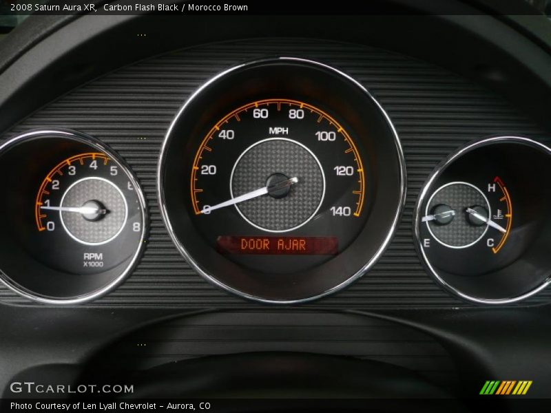 Carbon Flash Black / Morocco Brown 2008 Saturn Aura XR