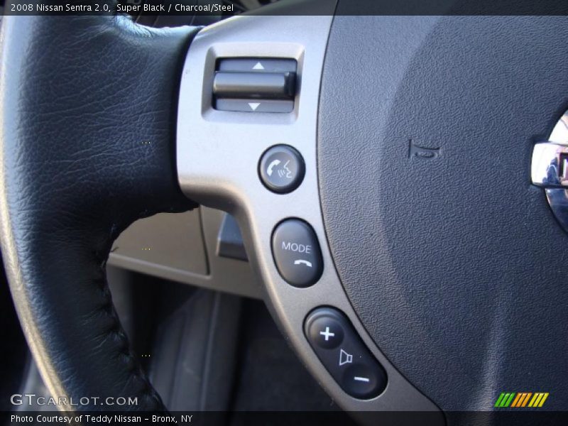 Super Black / Charcoal/Steel 2008 Nissan Sentra 2.0