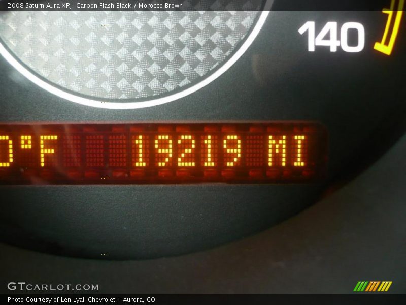 Carbon Flash Black / Morocco Brown 2008 Saturn Aura XR