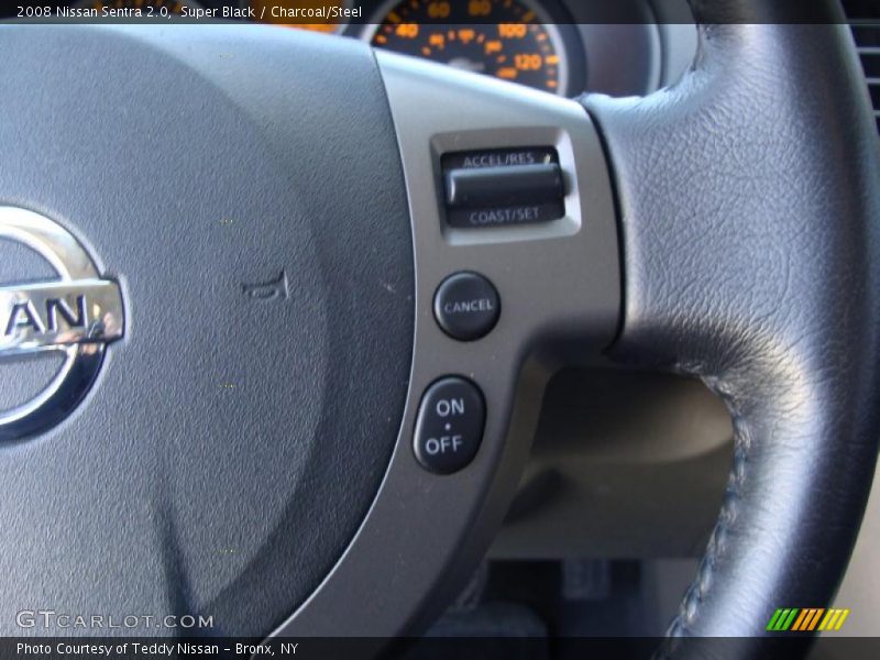 Super Black / Charcoal/Steel 2008 Nissan Sentra 2.0