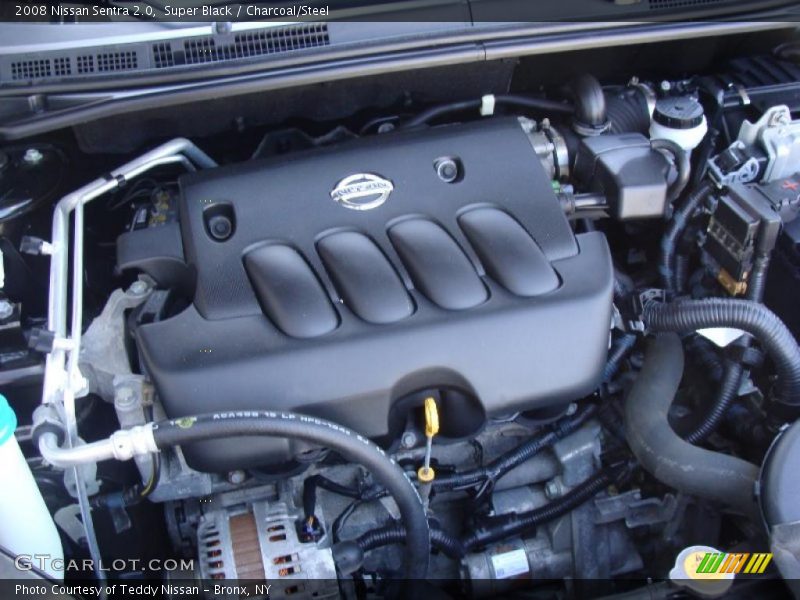 Super Black / Charcoal/Steel 2008 Nissan Sentra 2.0