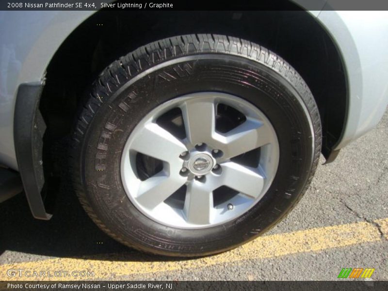 Silver Lightning / Graphite 2008 Nissan Pathfinder SE 4x4