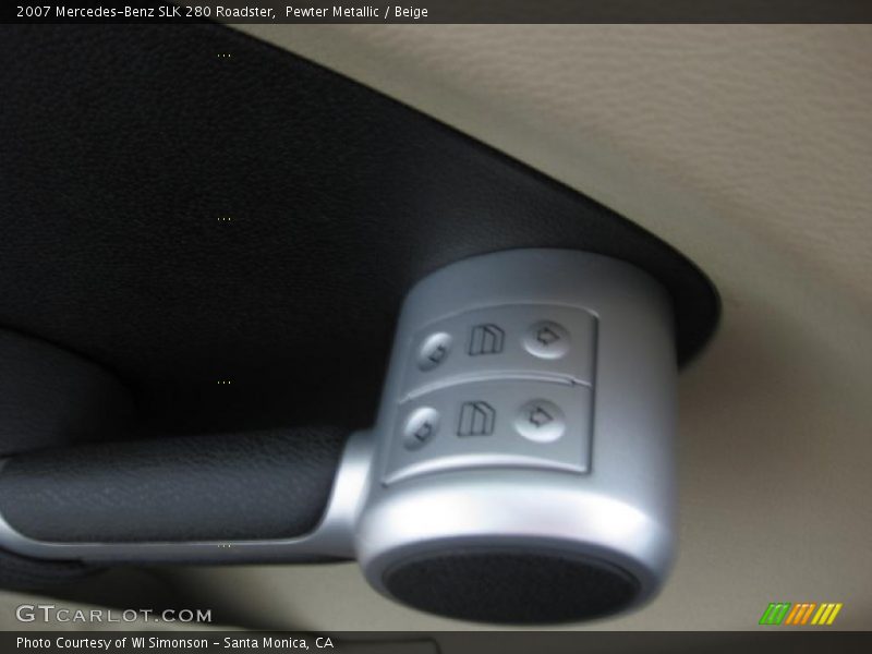 Pewter Metallic / Beige 2007 Mercedes-Benz SLK 280 Roadster