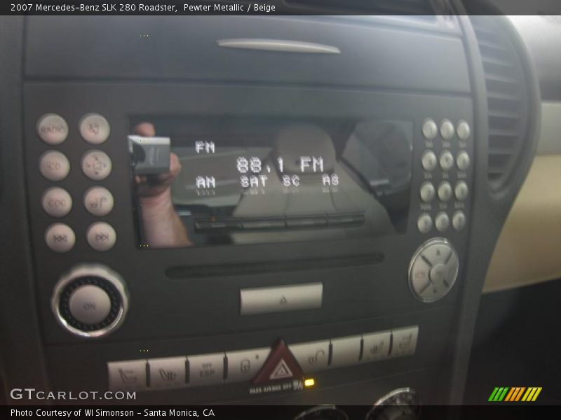 Pewter Metallic / Beige 2007 Mercedes-Benz SLK 280 Roadster
