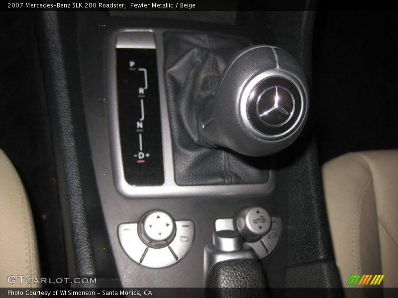 Pewter Metallic / Beige 2007 Mercedes-Benz SLK 280 Roadster
