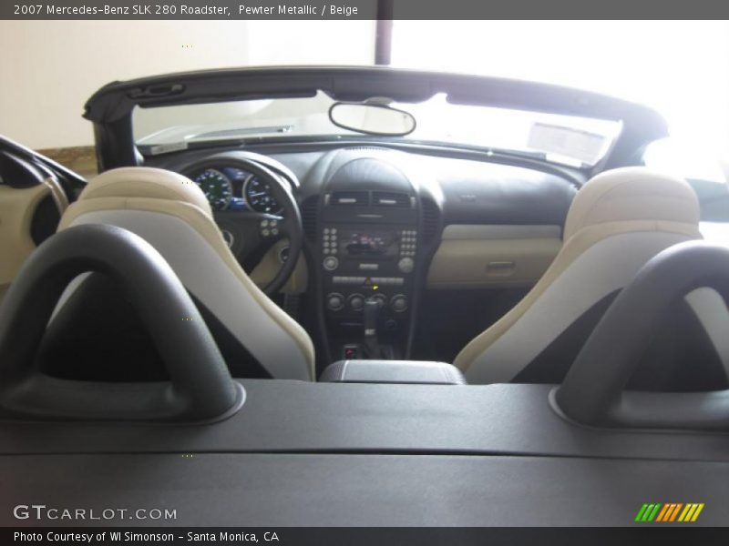 Pewter Metallic / Beige 2007 Mercedes-Benz SLK 280 Roadster