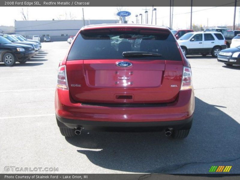 Redfire Metallic / Charcoal 2008 Ford Edge SEL