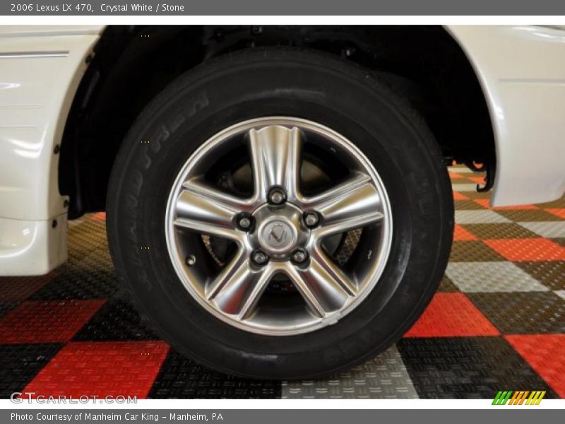 Crystal White / Stone 2006 Lexus LX 470