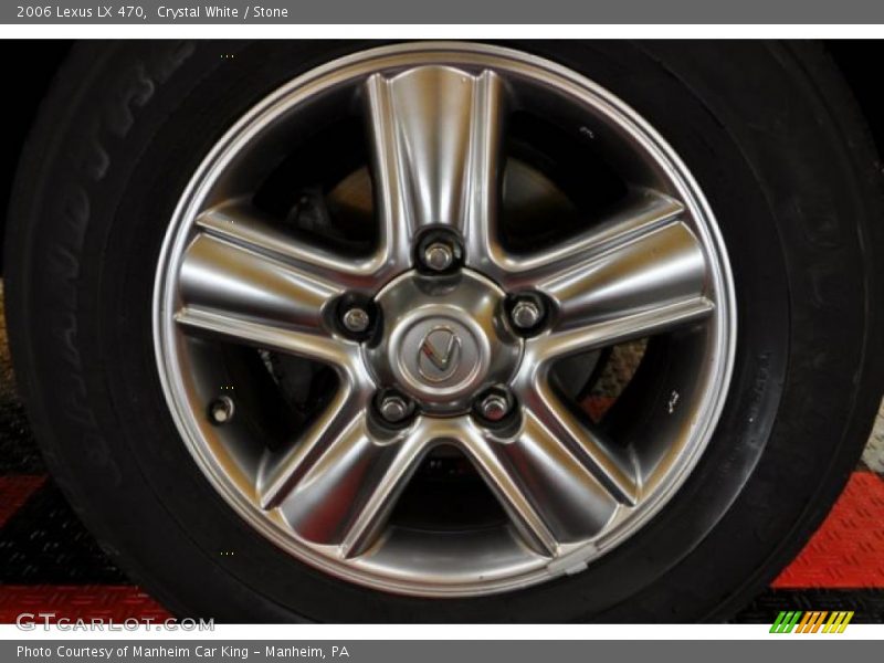 Crystal White / Stone 2006 Lexus LX 470