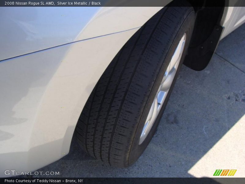 Silver Ice Metallic / Black 2008 Nissan Rogue SL AWD
