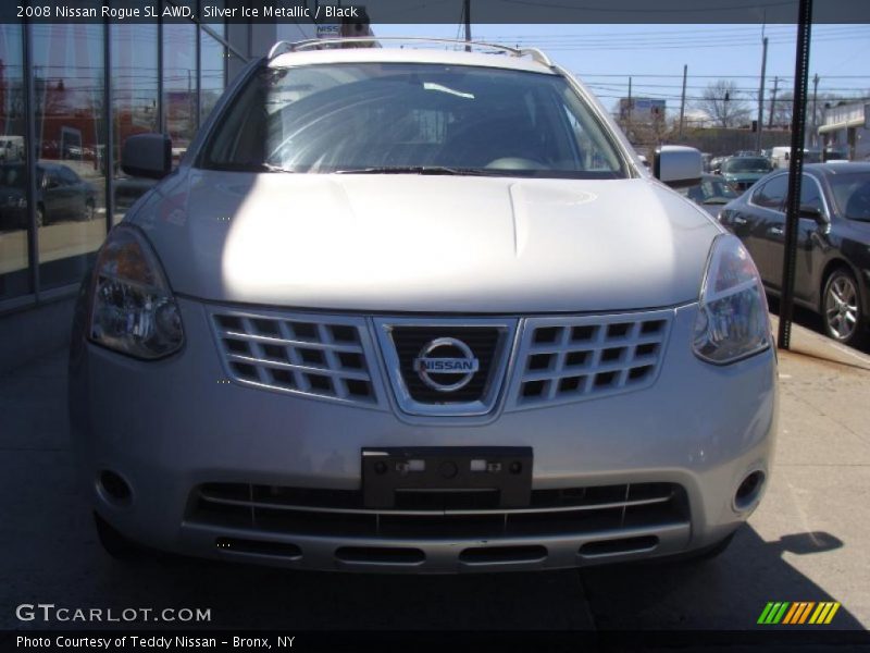 Silver Ice Metallic / Black 2008 Nissan Rogue SL AWD