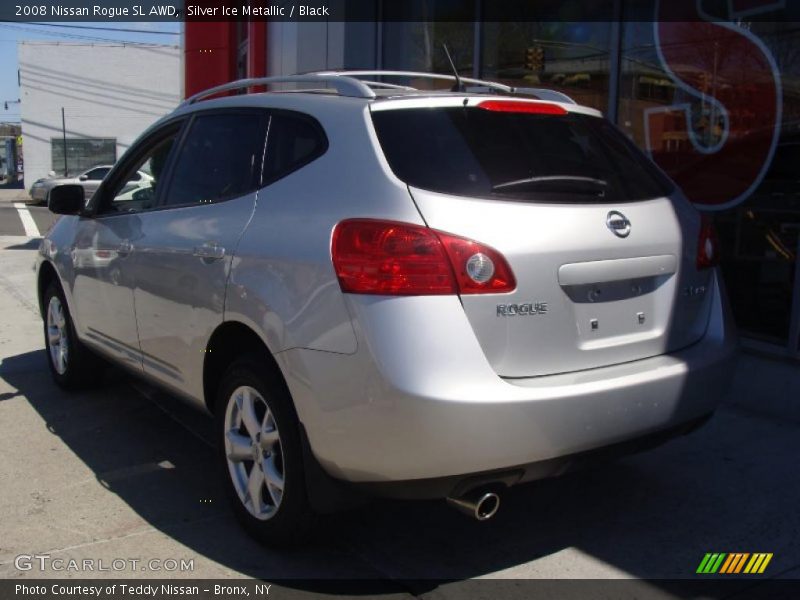 Silver Ice Metallic / Black 2008 Nissan Rogue SL AWD